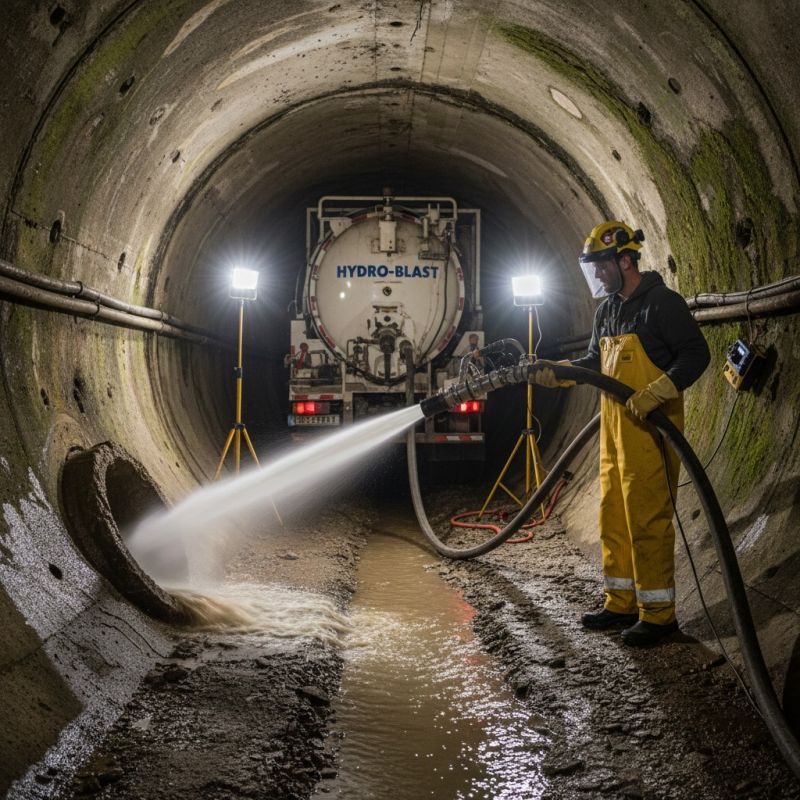 Sewer Line Jetting